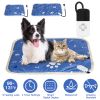 Pet Heating Pad Electric Dog Heating Mat Waterproof Warming Blanket with 9 Heating Levels 4 Timer Setting Constant On Function Chewing-resistant