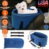 Console Pet Car Seat with Storage Pocket Booster Car Seat Portable Pet Travel Bag Machine Washable Pet Seat Fit For Small Dog