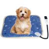 Pet Heating Pad Electric Dog Heating Mat Waterproof Warming Blanket with 9 Heating Levels 4 Timer Setting Constant On Function Chewing-resistant