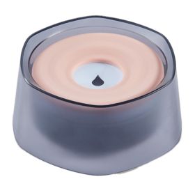 No Spill Dog Water Bowl Spill Proof Slow Water Feeder 47.35oz Pet Water Dispenser Travel Dog Bowl for Dogs (Option: Pink)