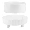 Heated Water Bowl For Dogs Ceramic Heated Pet Water Bowl Food Warmer USB Powered Thermal Pet Bowl Provide Fresh Non Freezing Drinkable Water
