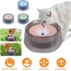 No Spill Dog Water Bowl Spill Proof Slow Water Feeder 47.35oz Pet Water Dispenser Travel Dog Bowl for Dogs