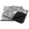 2Pcs Washable Pet Pee Pads For Puppy Kittens Dogs Reusable Potty Mats Machine Washable Pet Training Pads Non-Slip Waterproof Absorbent Dog Crate