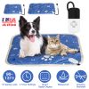 Pet Heating Pad Electric Dog Heating Mat Waterproof Warming Blanket with 9 Heating Levels 4 Timer Setting Constant On Function Chewing-resistant