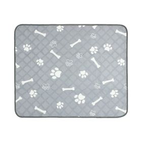 2Pcs Washable Pet Pee Pads For Puppy Kittens Dogs Reusable Potty Mats Machine Washable Pet Training Pads Non-Slip Waterproof Absorbent Dog Crate (Option: M)