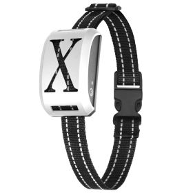 Electric Dog Collar Receiver Anti-Bark Dog Deterrent Training Collar with Beep Vibration Shock Modes for Dog Fence System (Option: White)